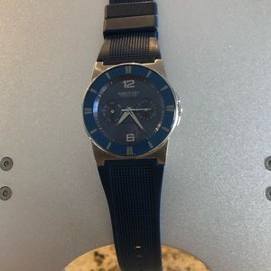 Men’s Kenneth Cole stainless snd blue watch